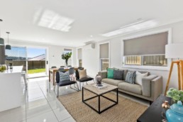 Integrated living dining Valley Homes style trends interiors architecture