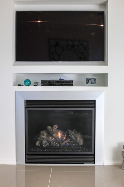 Inclusions heater custom home design Hunter Valley fireplace