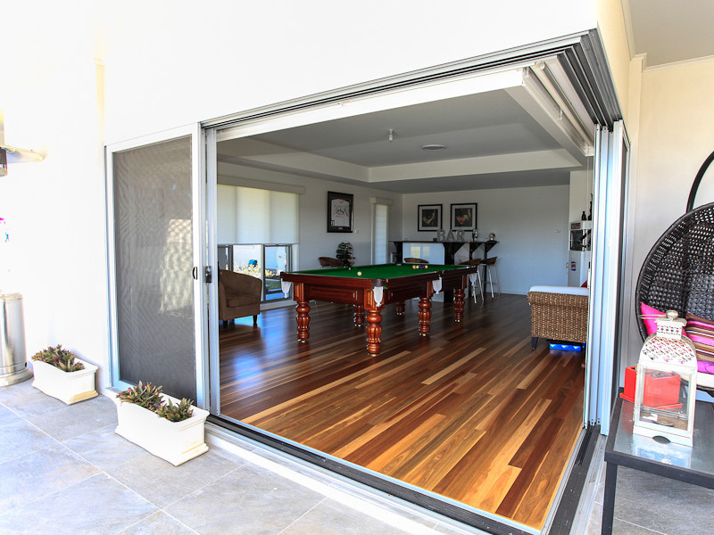 Custom home design back outdoor indoor living hunter valley builder