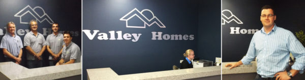 Valley Homes Reception site managers local business