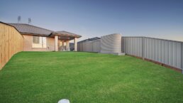 Valley Homes Bolwarra Heights Maitland Duplex Builder backyard view