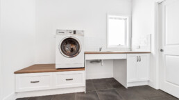 Valley Homes accessible house builder Stockton laundry