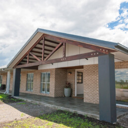 Valley Homes Acreage design builder Hunter Valley entry facade