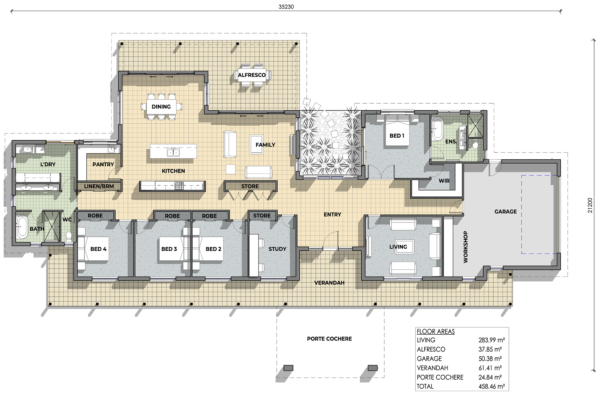 Acreage Home Floor Plan Windermere Valley Homes