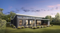 Valley Homes series residential rear facade design