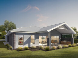 Valley Homes series residential rear facade design