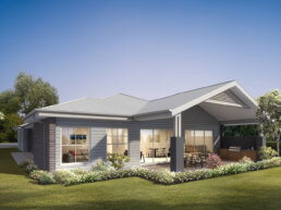 Valley Homes series residential rear facade design