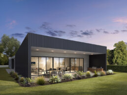 Valley Homes series residential rear facade design