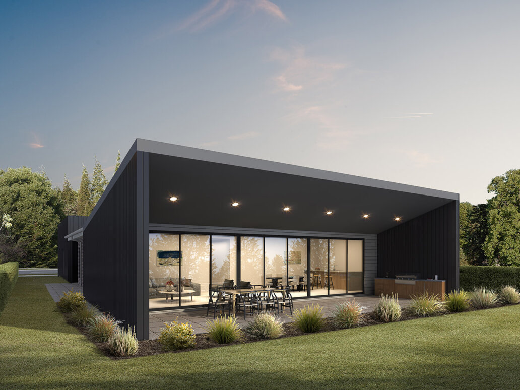 Valley Homes series residential rear facade design