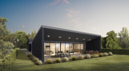 Valley Homes series residential rear facade design