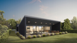 Valley Homes series residential rear facade design