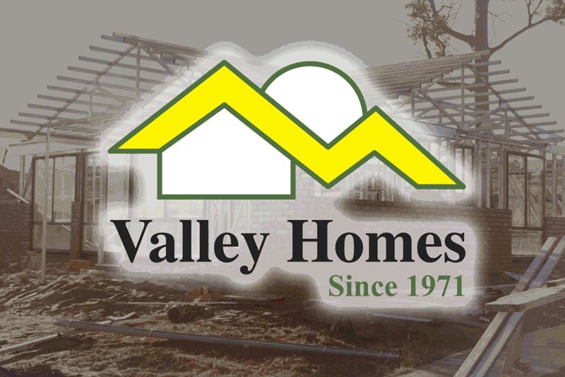 Valley Homes since 1971 logo brand