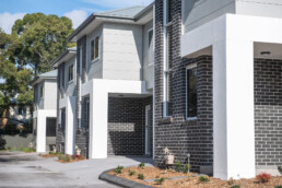 Valley Homes townhouse development Wallsend