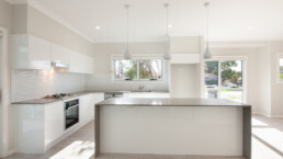 Valley Homes townhouse development Wallsend kitchen