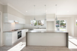 Valley Homes townhouse development Wallsend kitchen