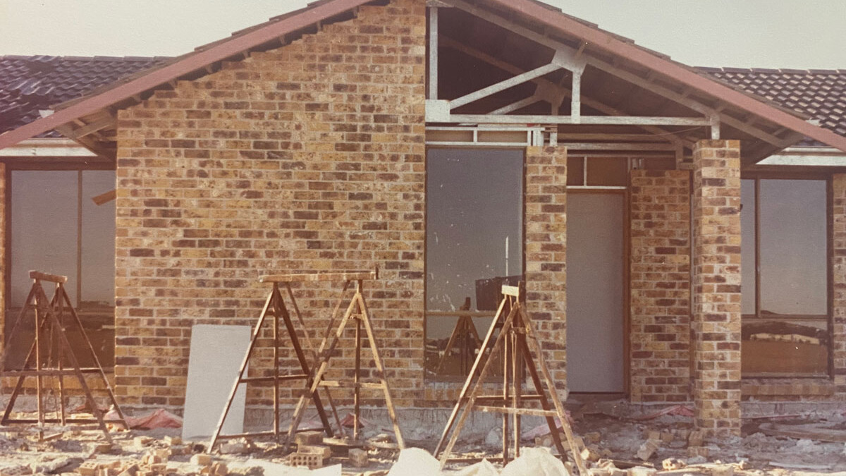Valley Homes first home build 1979