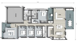 Valley Series Sanctuary horizontal floor plan