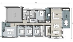 Valley Series Sanctuary horizontal floor plan