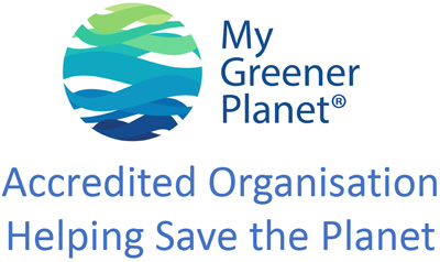 My Greener Planet Accredited Organisation logo