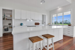 white skaka styled kitchen