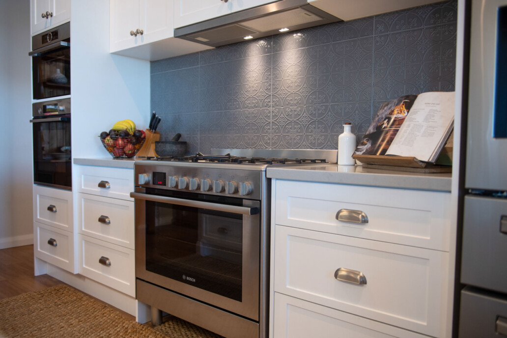 close up of oven in kitchen