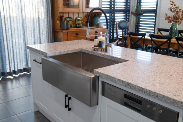 large sunken kitchen sink stainless steel