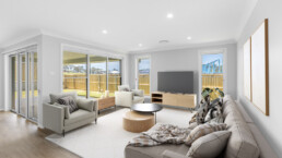 Home builder Chisholm open plan living