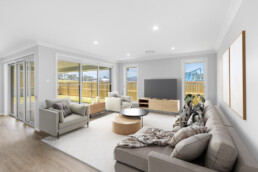 Home builder Chisholm open plan living