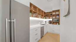 Maitland heritage build open plan kitchen Butlers pantry