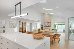 Maitland heritage build open plan living kitchen